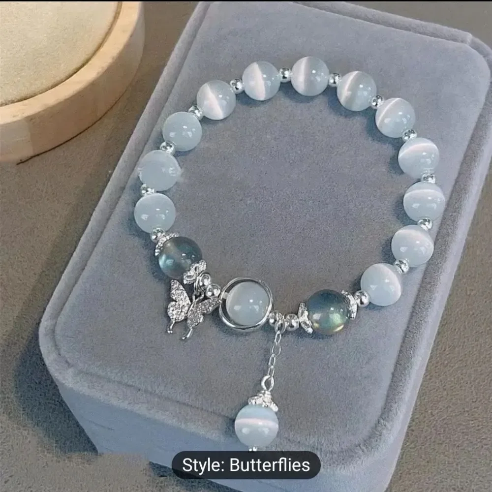 Hello kitty or Butterfly charm bracelet